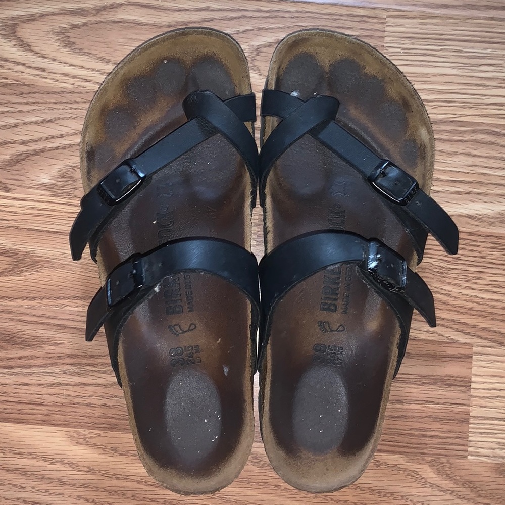 black birkenstocks